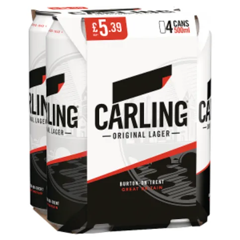 Carling Original Lager 4 x 500ml