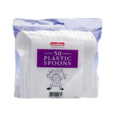Caroline Plastic Desert Spoon 50 Pack