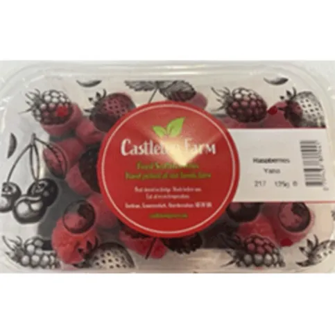 CHILLED: CASTLETON FARM RASPBERRIES 150G