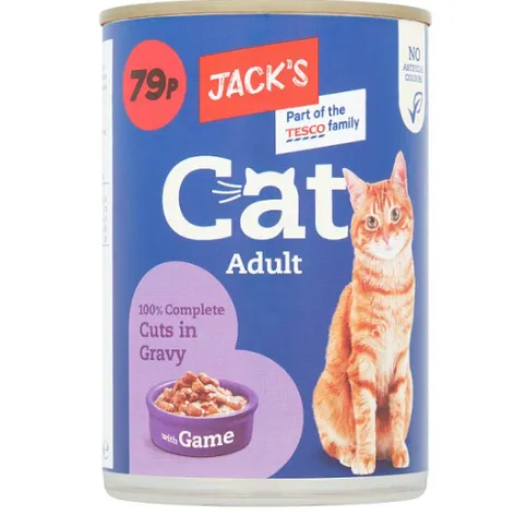 Cat Cuts In Gravy With Game