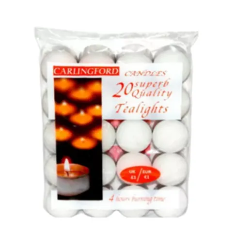 Carlingford Tea Light Candles 20 Pack