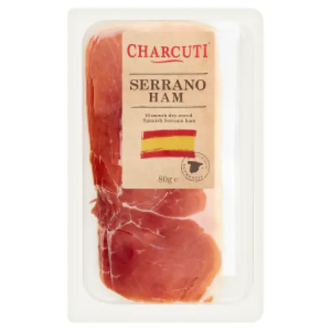 Charcuti Sliced Serrano Ham 80g