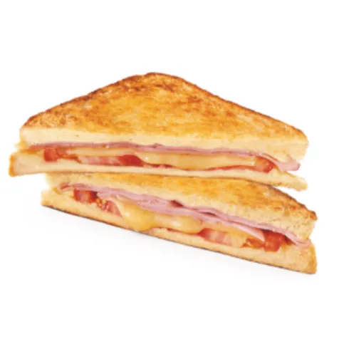 Cheese, Ham & Tomato Toastie