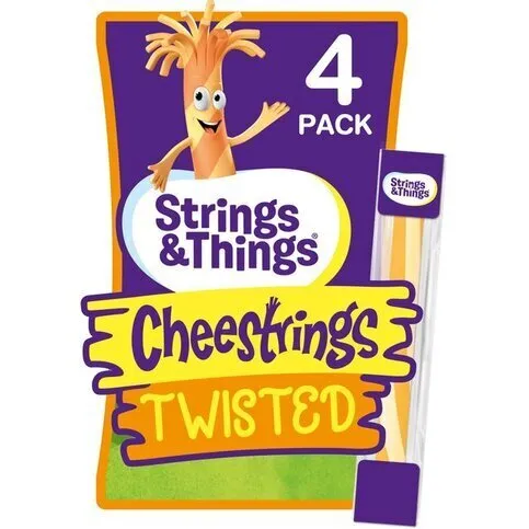 Cheesestring Twister 4Pk 80g