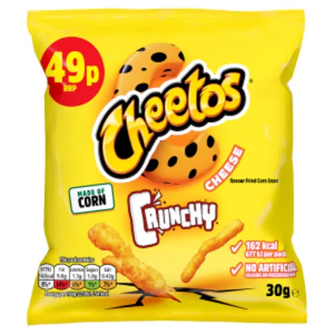 Cheetos Crunchy Cheese 30g - Standard Crisp Bag
