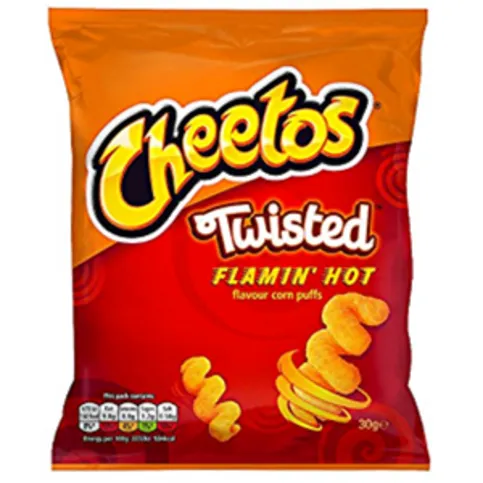 Cheetos Twisted Flamin' Hot Snacks 30g