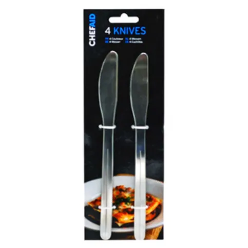 Chef Aid Stainless Steel Knives 4 Pack