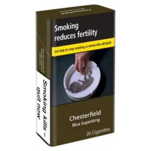 *CHESTERFIELD BLUE SUPERKINGS 20S