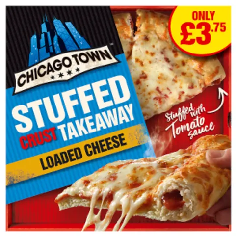 CHICAGO TOWN Stuffed Crust Takeaway Loaded Cheese 480g