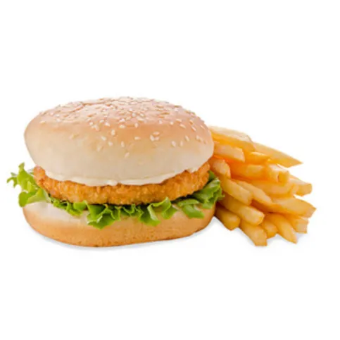 Chicken Burger And Chips