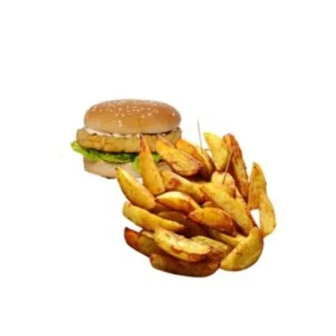 Chicken Burger & Wedges