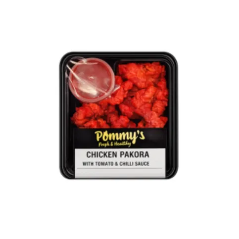 Pommy's Chicken Pakora with Tomato and Chilli Sauce