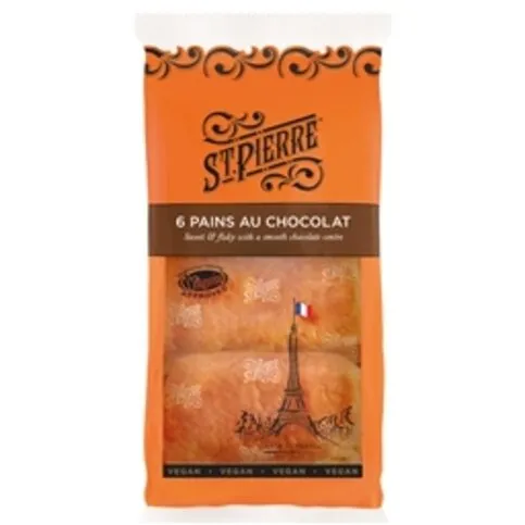 CHILLED: ST PIERRE WRAPPED PAIN AU CHOC 6PK