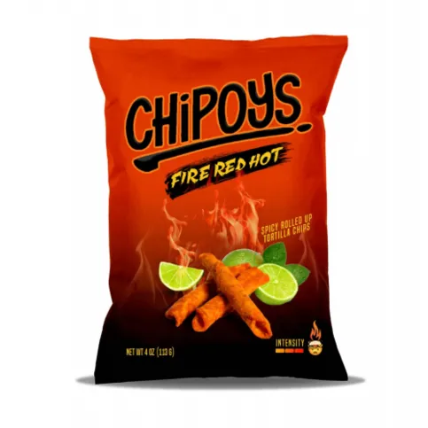 Chipoys Fire Red Hot Tortilla Chips 113g
