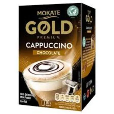 Mokate Gold Premium Coffee Chocolate Cappuccino x 10