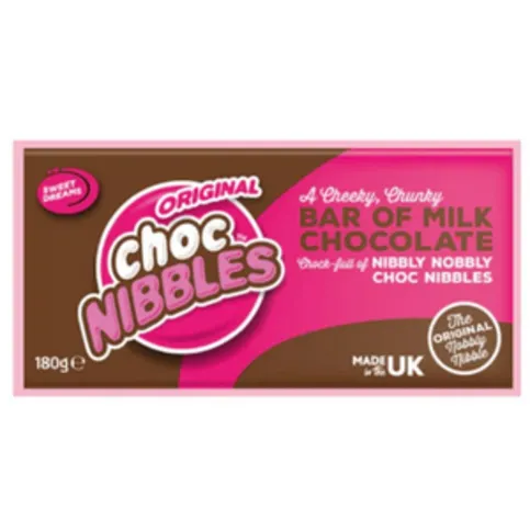 Sweet Dreams Original Choc Nibbles Bar 180g