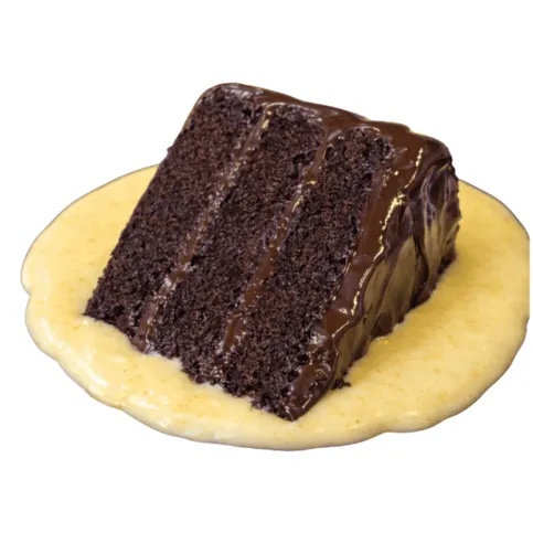 Chocolate Fudge Cake & Warm Custard