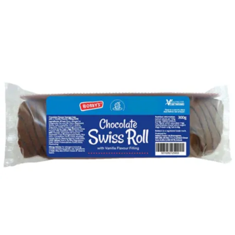 Bobby's Chocolate Swiss Roll 300g