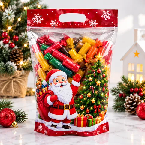 Christmas Festive Mixed Sweets Candy Bag 500g – Santa & Xmas Gift Treats