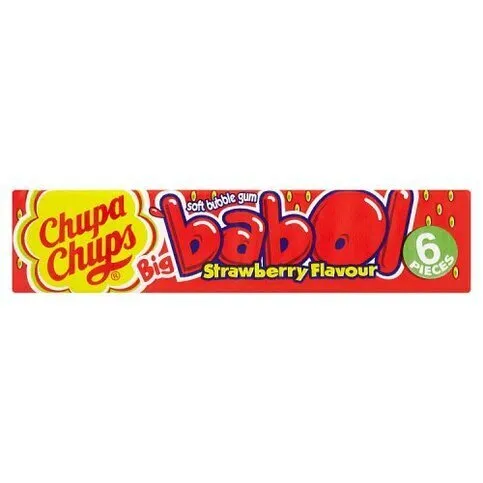 CHUPA CHUPS BABOL STRAWBERRY 28G