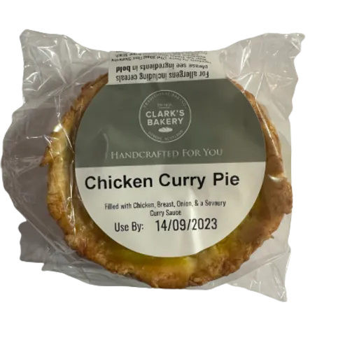 Clarks Bakery - Chicken Curry Pie