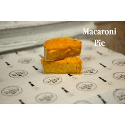 Clarks Bakery Macaroni & Scottish Cheddar Cheese Pie