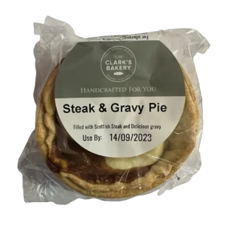 Clarks Bakery - Steak & Gravy Pie