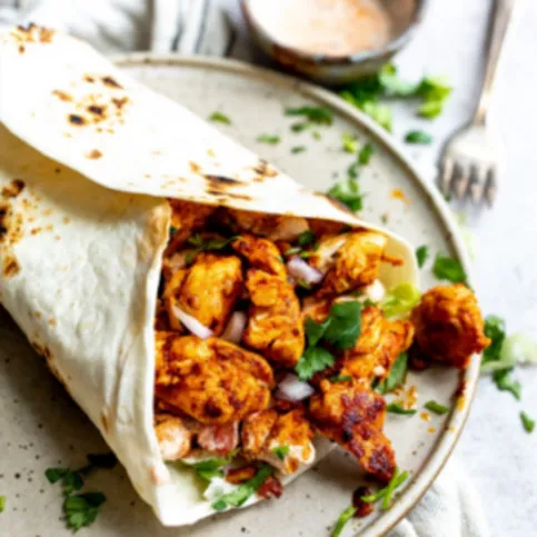 Clark's Chicken Tikka,Peppers,Mozzarella & Lettuce Wrap