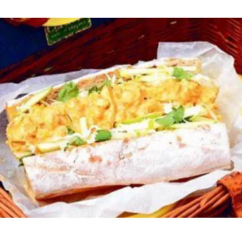 Clarks Coronation Chicken Baguette