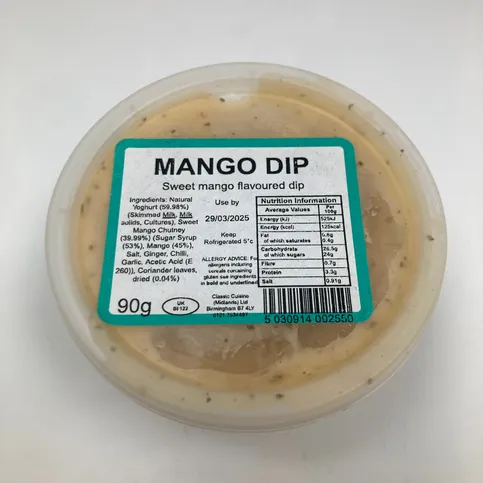 CLASSIC CUISINE MANGO DIP 90G