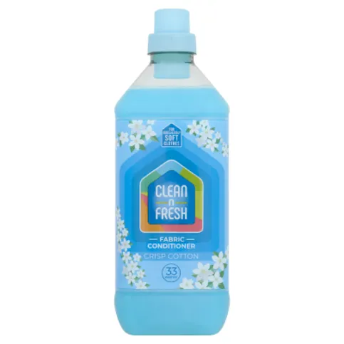 Clean n Fresh Fabric Conditioner Crisp Cotton 1L