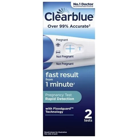 Clearblue Pregnancy Test Rapid Detection 2 Tests