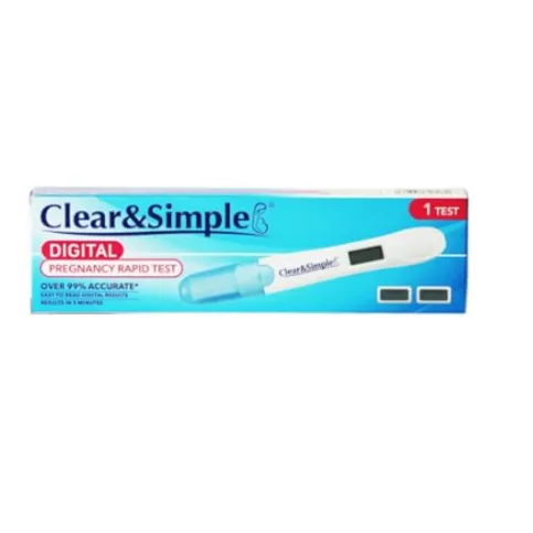 Clear & Simple Digital Rapid Pregnancy Test