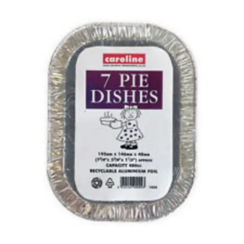 Caroline Rectangle Foil Pie Dish Pack of 6