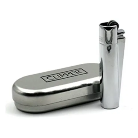 Clipper Classic Metal Flint Silver Lighter