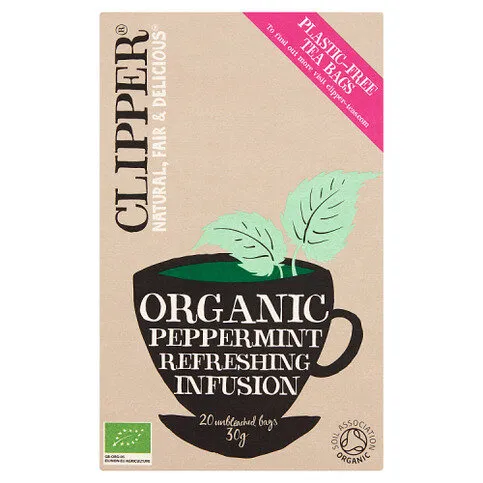 Clipper Organic Peppermint 20 Unbleached Bags 30g