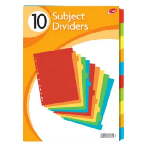 Club 10 Subject Dividers