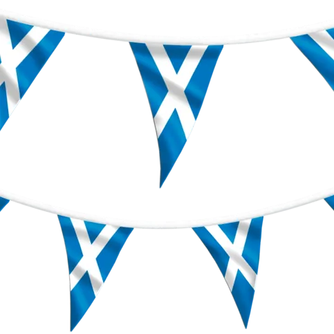 CLUB GREEN 3MTR SCOTLAND FLAG BUNTING