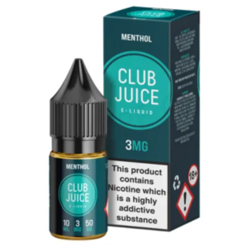 Club Juice Menthol E-Liquid 3mg