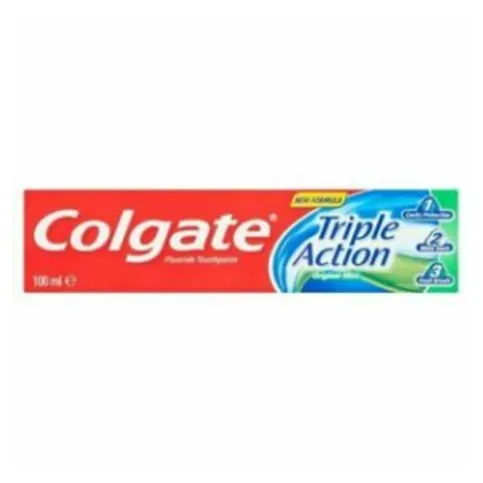 Colgate Triple Action Original Mint Toothpaste 100ml