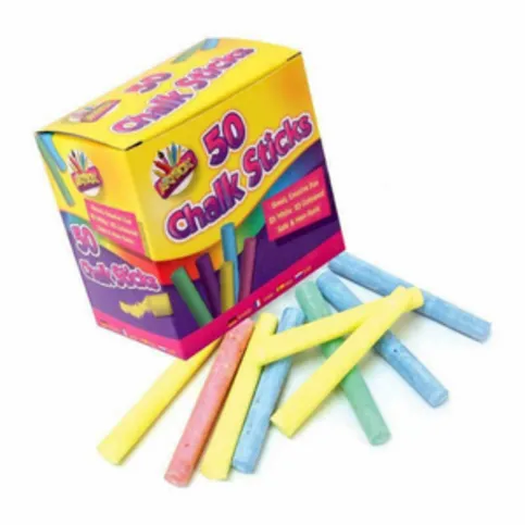 Artbox Chalks 50 Pack Assorted Colours