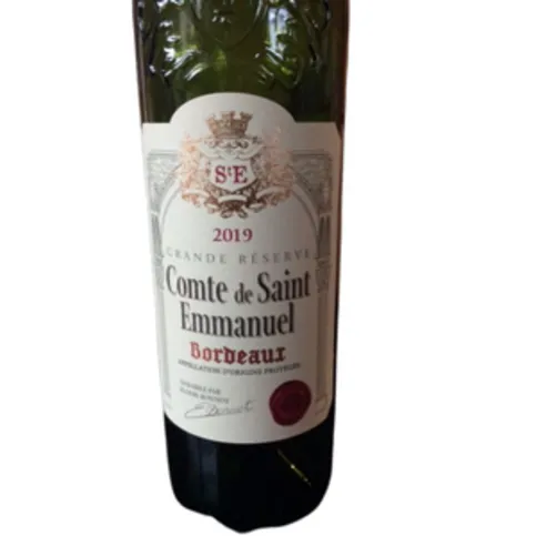Comte De Saint Emmanuel 2019 Aop Bordeaux 75cl