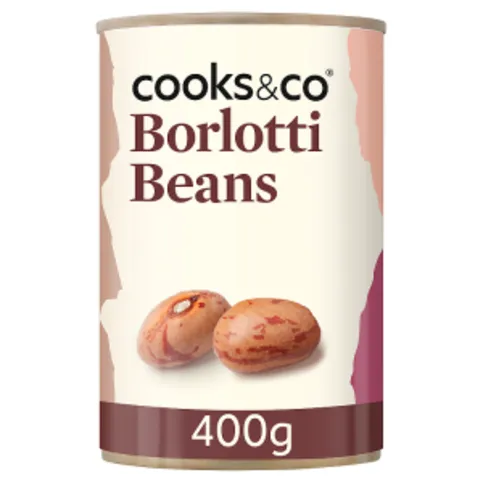 Cooks & Co Borlotti Beans in Water 400g