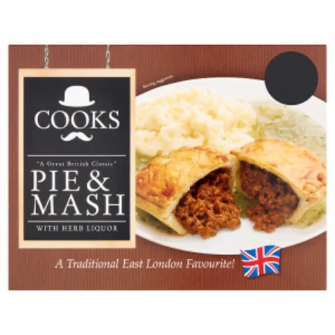 Cooks Pie & Mash with Herb Liquor 450g