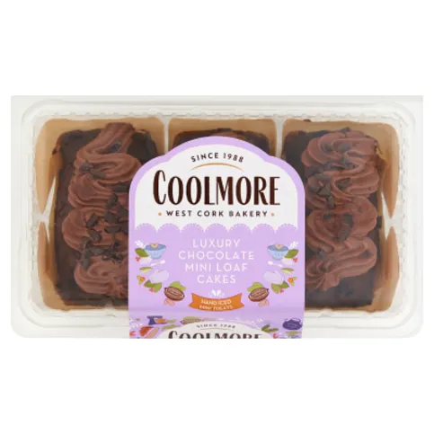 Coolmore Luxury Chocolate Mini Loaf Cakes 300g