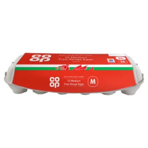 Co Op 12 Welsh Medium Free Range Eggs