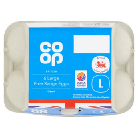 Co-op 6 British Large Eggs