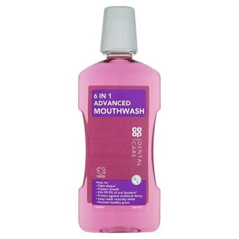 Co-op 6 in 1 Advanced Mouthwash Refresh 500ml