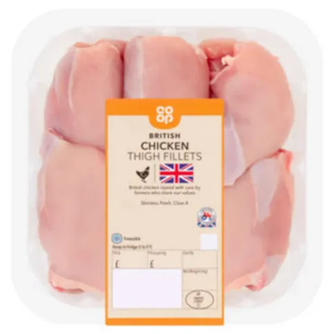 Co-op British Chicken Thigh Fillets 500g