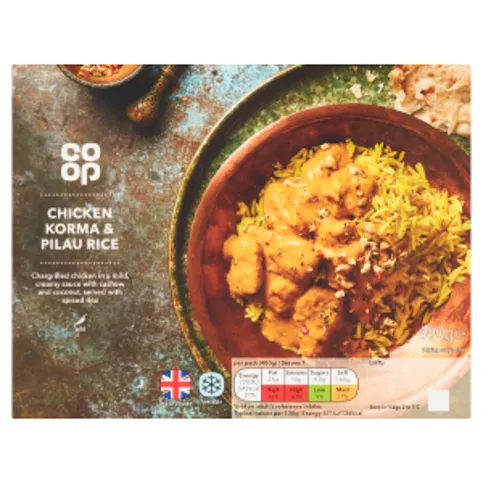Co Op Chicken Korma & Rice 425g